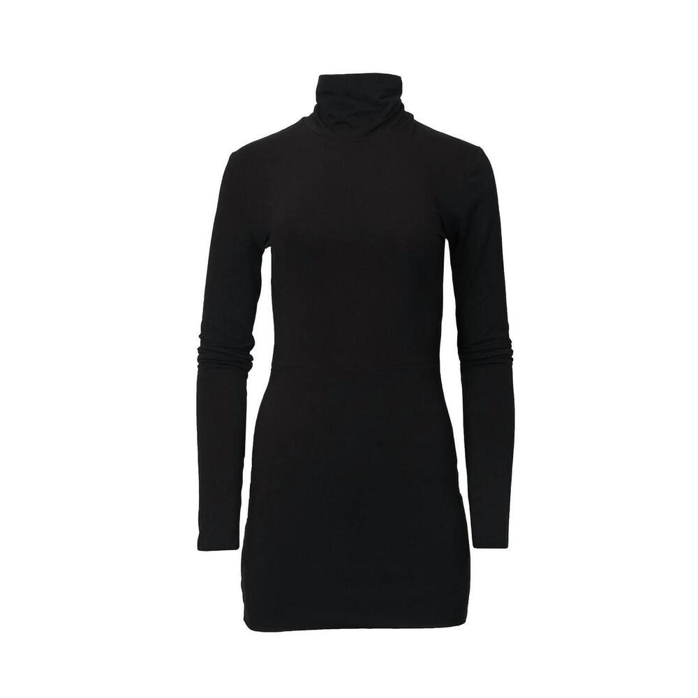 NEW DEVINTO patti jersey mini dress in black